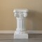 Decorative Fiberglass White Plinth Roman Style Column Ionic Piller Pedestal Vase Stand for Wedding or Party, Living Room, or Dining Room Decor - Photography Props - Sculpture Display - Greek-inspired Luxury Decor Piece with Ornate Accents